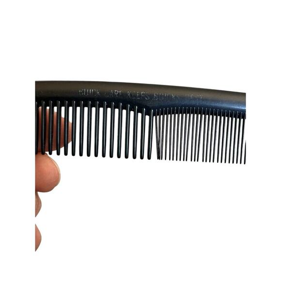 Tupperware Brown Comb Hair Teaser Rat Tail and 4 Black Pocket Combs Vintage - Picture 10 of 13
